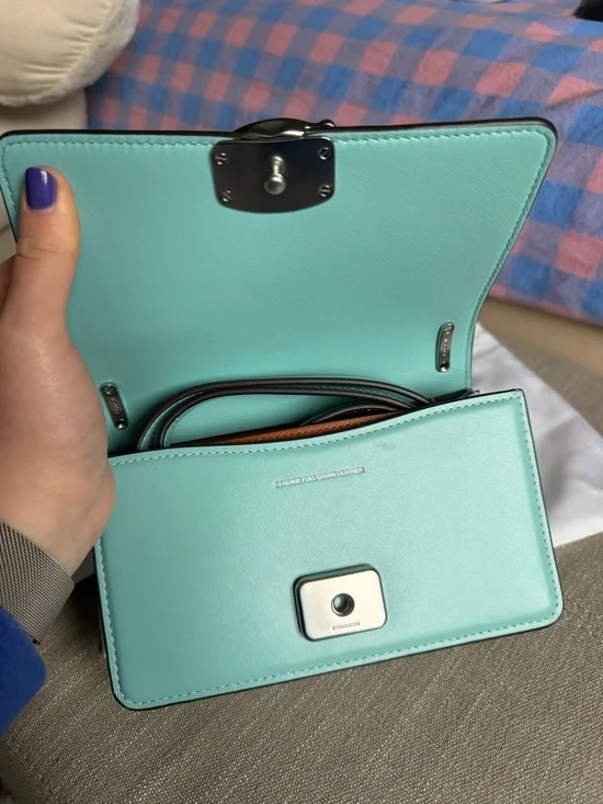 Coach Bandit Crossbody in Faded Blue/Silver - Picture 7 of 12